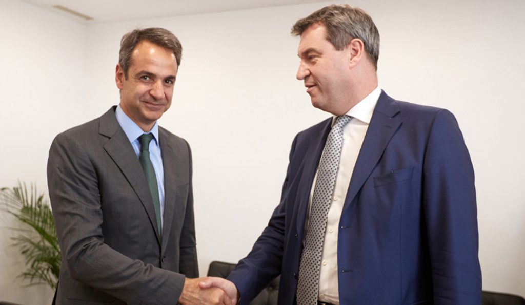 Τετ-α-τετ Μητσοτάκη με τον Βαυαρό υπουργό Οικονομικών | Pagenews.gr Τετ-α-τετ Μητσοτάκη με τον Βαυαρό υπουργό Οικονομικών | Pagenews.gr