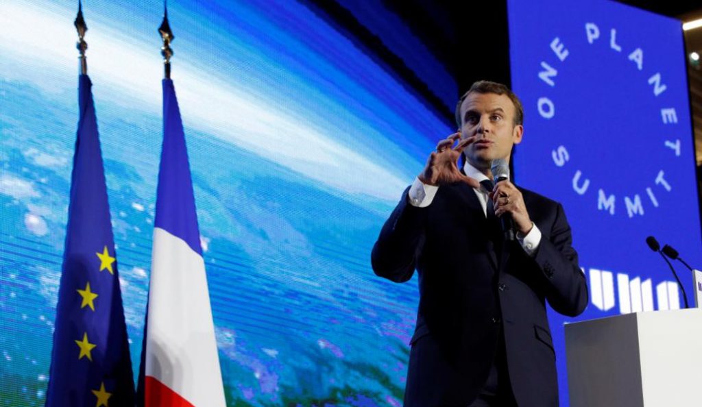 Μακρόν στο One Planet Summit: Χάνουμε τη μάχη με το κλίμα | Pagenews.gr Μακρόν στο One Planet Summit: Χάνουμε τη μάχη με το κλίμα | Pagenews.gr