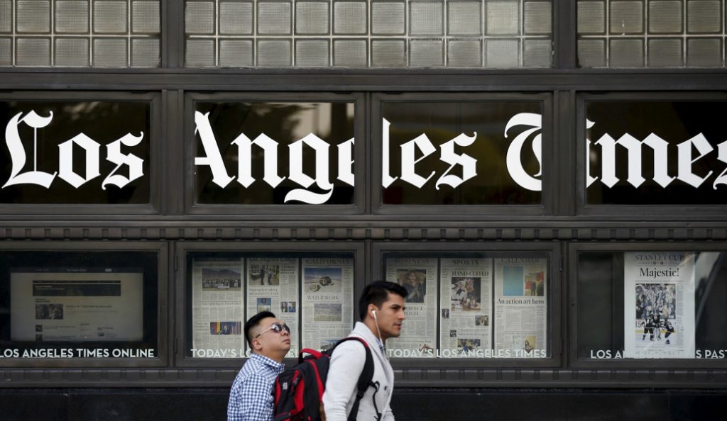 Η Los Angeles Times άλλαξε… χέρια για 500 εκατομμύρια δολάρια | Pagenews.gr Η Los Angeles Times άλλαξε… χέρια για 500 εκατομμύρια δολάρια | Pagenews.gr