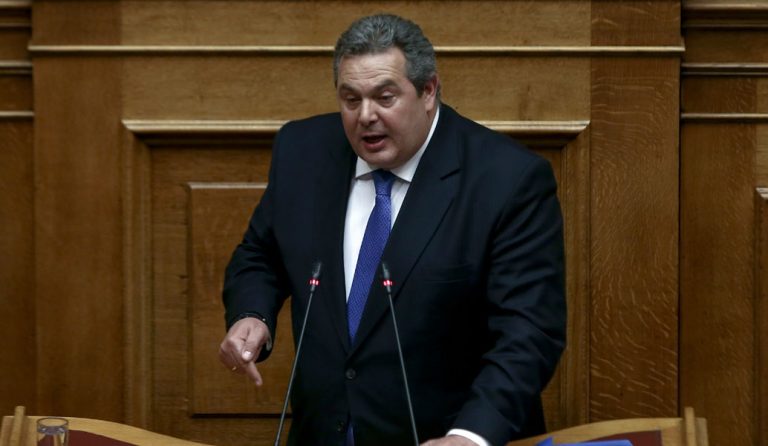 Καμμένος: Θα ενημερώσω ΕΕ και ΝΑΤΟ για τις απειλές της Τουρκίας