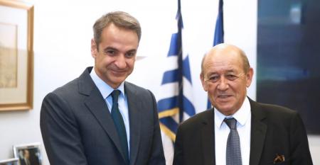 Μητσοτάκης: Συνάντηση με τον υπουργό Εξωτερικών της Γαλλίας | Pagenews.gr Μητσοτάκης: Συνάντηση με τον υπουργό Εξωτερικών της Γαλλίας | Pagenews.gr