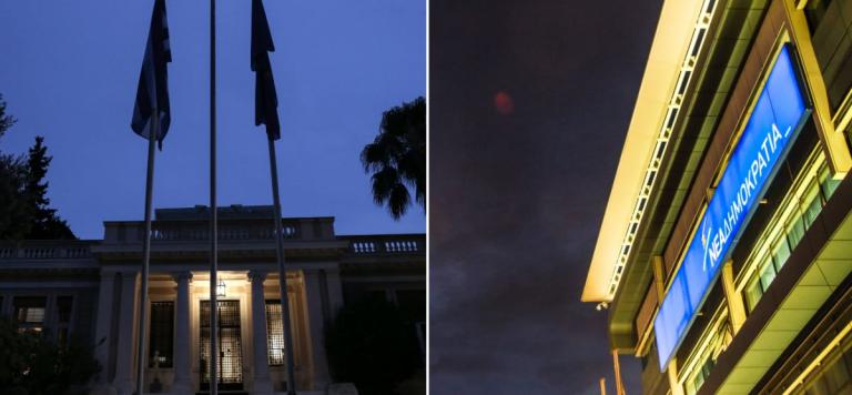 «Πόλεμος» Νέας Δημοκρατίας και Μαξίμου: «Ο αυτοεξευτελισμός και ο Μακεδονομάχος»