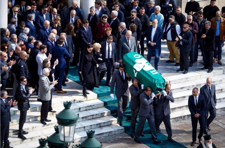 Κηδεία Θανάση Γιαννακόπουλου: Το τελευταίο αντίο στον «τυφώνα»