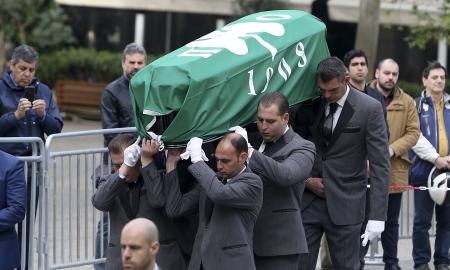 Θανάσης Γιαννακόπουλος: Με σημαία του Παναθηναϊκού το φέρετρό του (pics) | Pagenews.gr Θανάσης Γιαννακόπουλος: Με σημαία του Παναθηναϊκού το φέρετρό του (pics) | Pagenews.gr