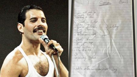 Freddie Mercury: Πωλούνται σε δημοπρασία σπάνια χειρόγραφα του θρύλου των Queen | Pagenews.gr Freddie Mercury: Πωλούνται σε δημοπρασία σπάνια χειρόγραφα του θρύλου των Queen | Pagenews.gr