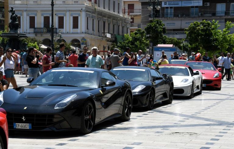 Πάτρα: Η πόλη γέμισε Ferrari για τη μέρα αφιερωμένη στην Ιταλική εταιρία