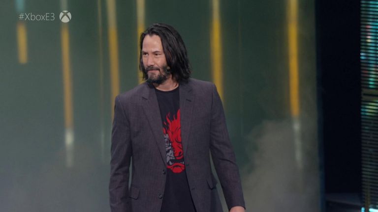 E3: Δωρεάν συλλεκτική του Cyberpunk 2077 σε αυτόν που φώναξε «είσαι εκθαμβωτικός» στον Keanu Reeves (vids)