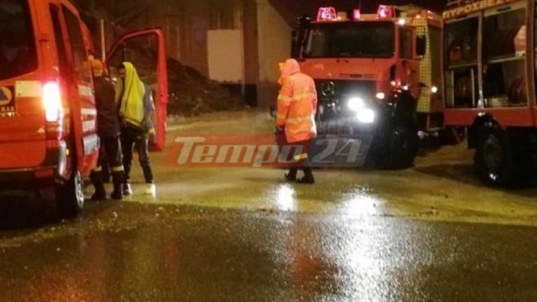 Καιρός: Εγκλωβισμοί από πλημμύρες σε Αιτωλοακαρνανία και Αχαΐα (vids)