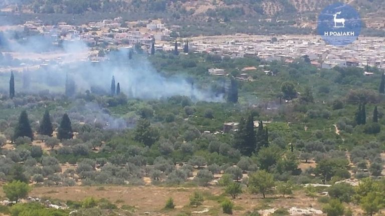 Φωτιά τώρα: Στις φλόγες η Ρόδος