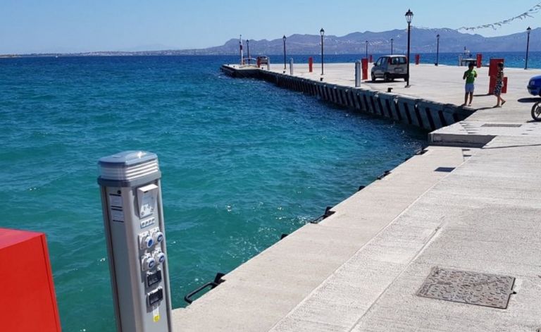 Αγκίστρι: Εγκαινιάστηκε το νέο λιμάνι του νησιού
