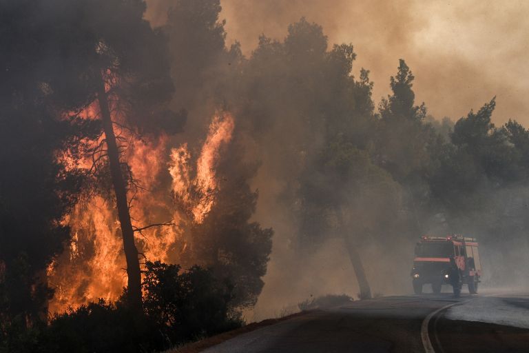 Φωτιά Εύβοια: Προσήχθη ένας ύποπτος για την πυρκαγιά στην Ιστιαία