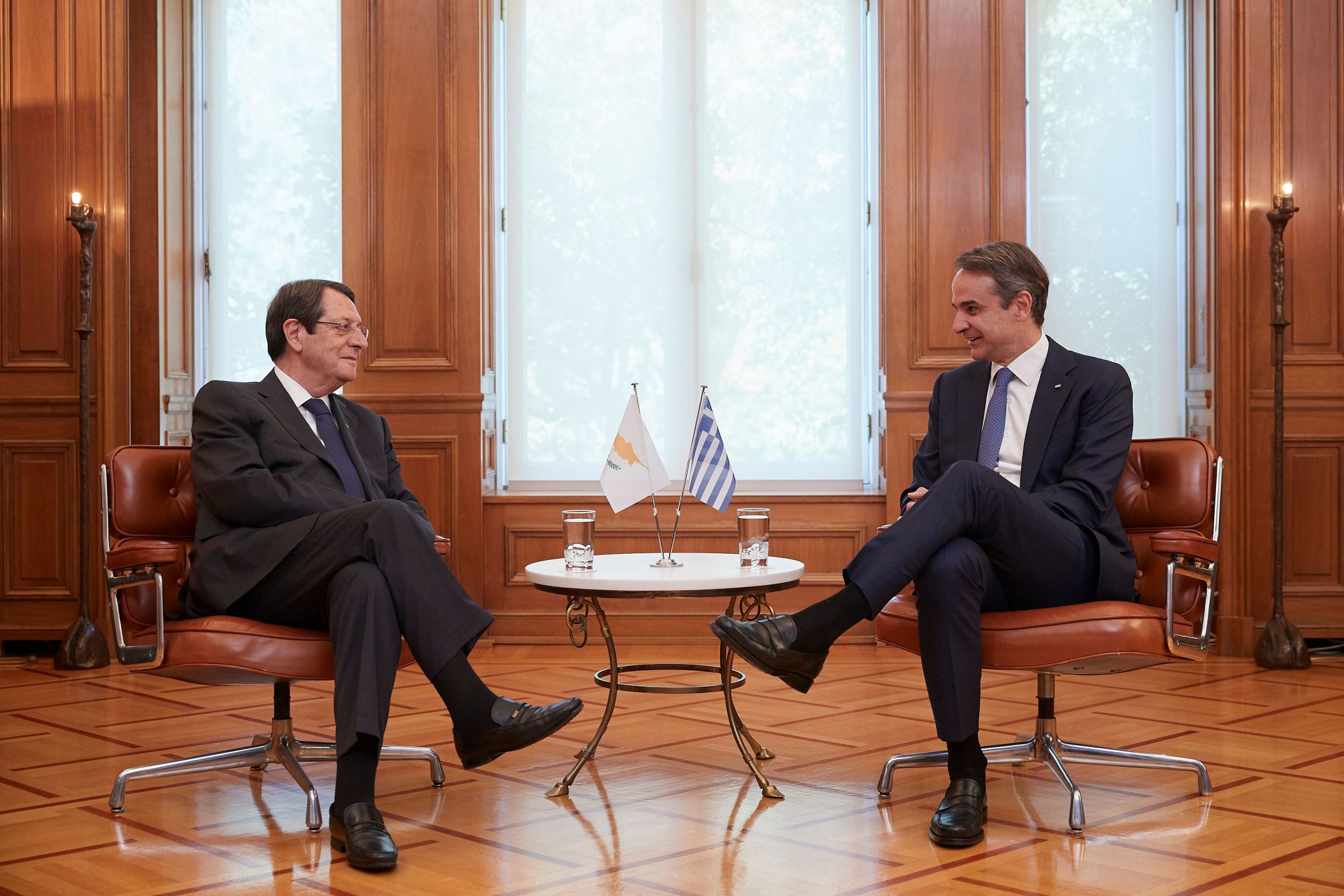 Μητσοτάκης Αναστασιάδης δηλώσεις: Η Αγιά Σοφιά και το Ταμείο Ανάκαμψης στο επίκεντρο