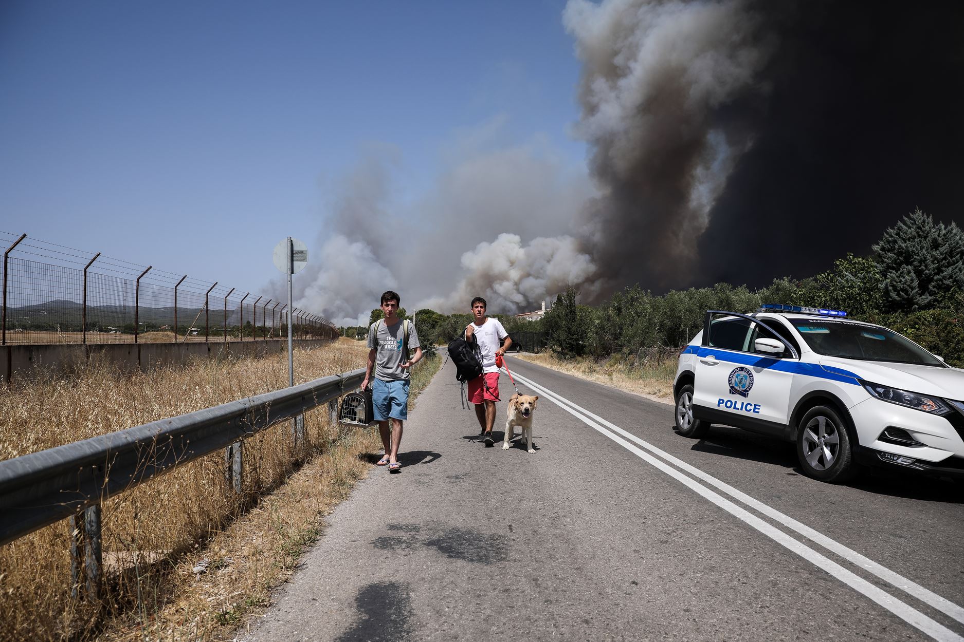 Φωτιά στην Αταλάντη