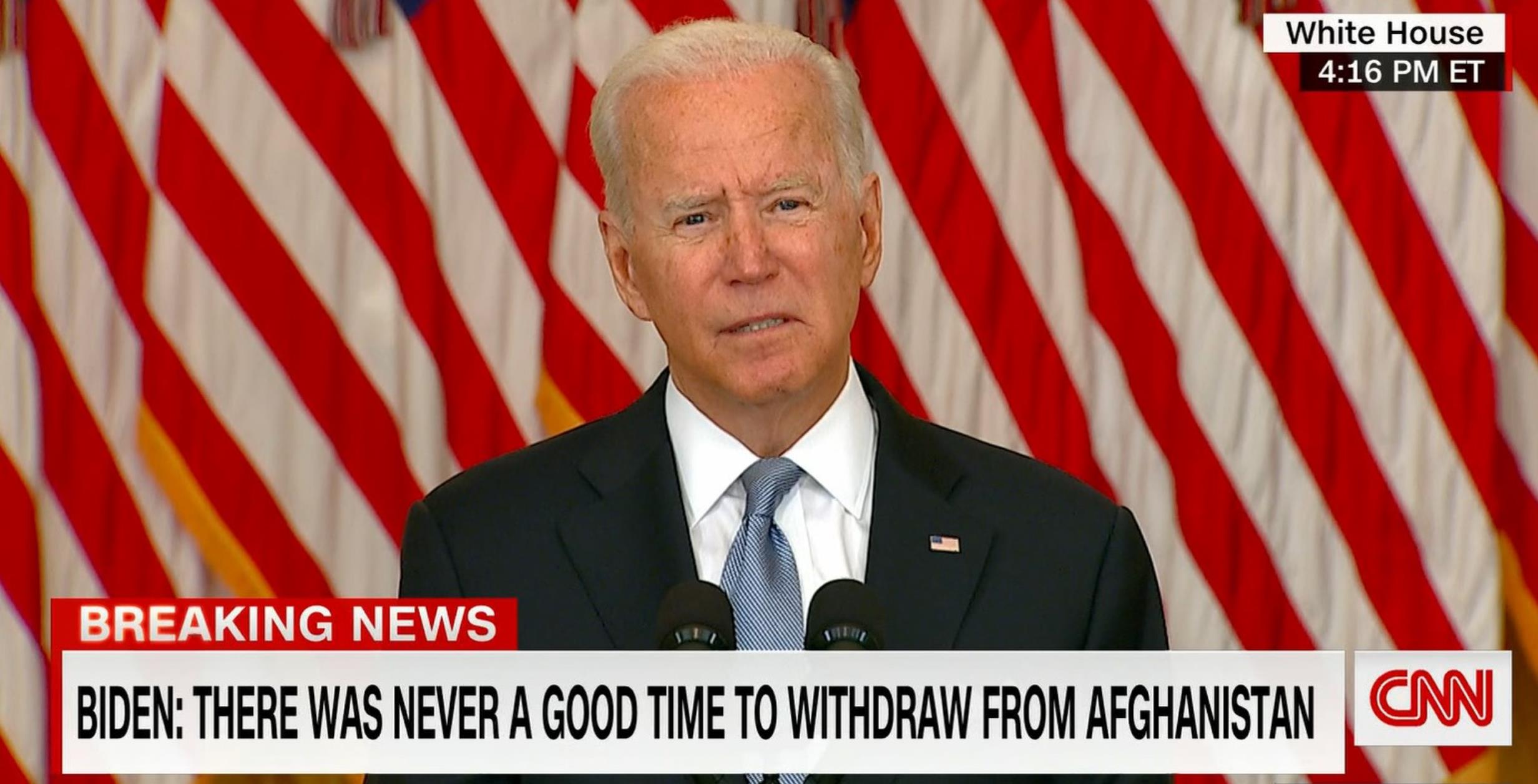 Μπάιντεν για Αφγανιστάν: Γιατί η ομιλία του δεν ικανοποίησε τους Αμερικανούς