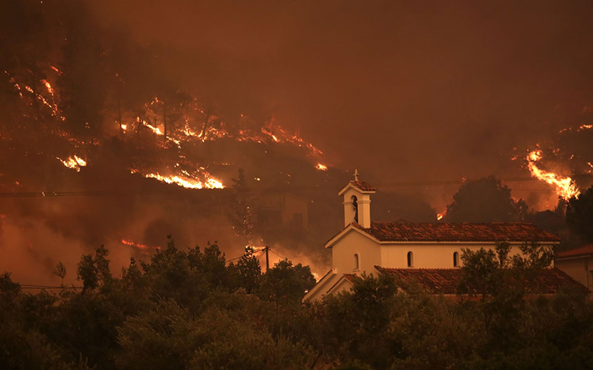 Φωτιές στην Εύβοια