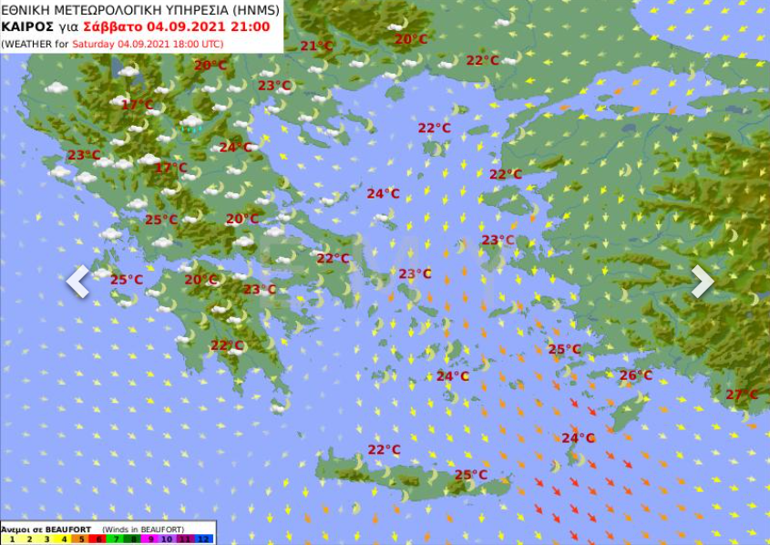 καιρός σήμερα