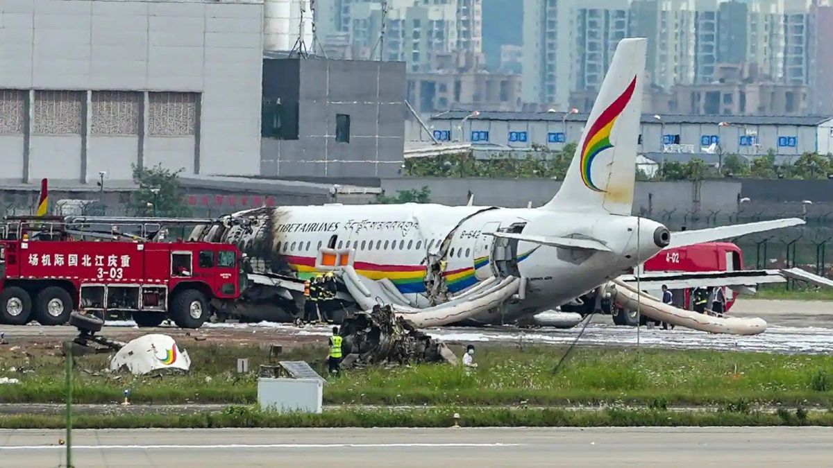 Κίνα: Φωτιά σε αεροσκάφος, 40 οι τραυματίες