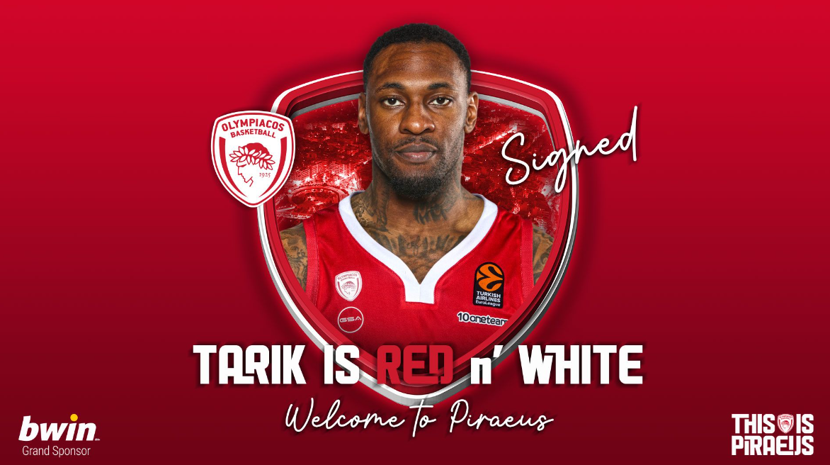 Ολυμπιακός: Ανακοίνωσε τον Ταρίκ Μπλάκ