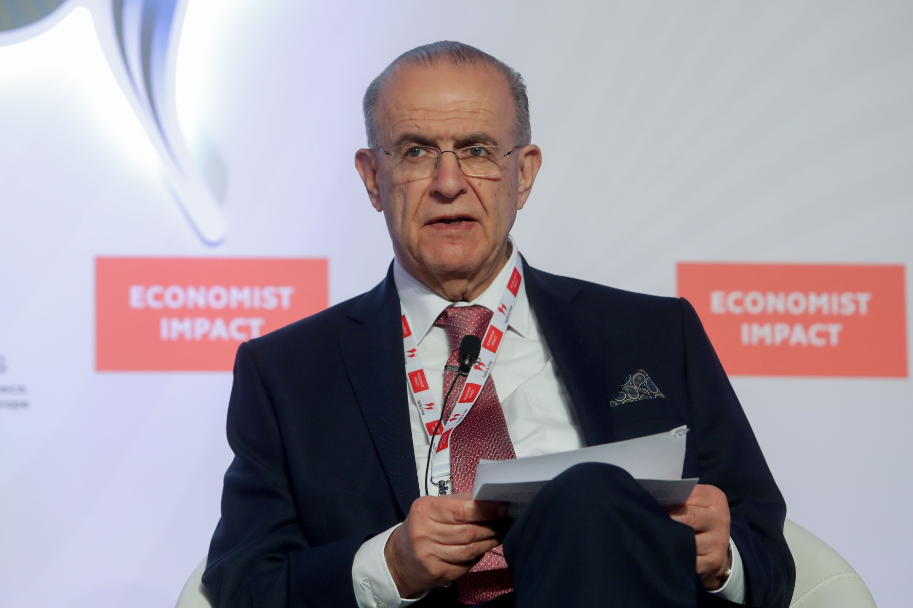 Ο Λευτέρης Κασουλίδης στο συνέδριο του Economist