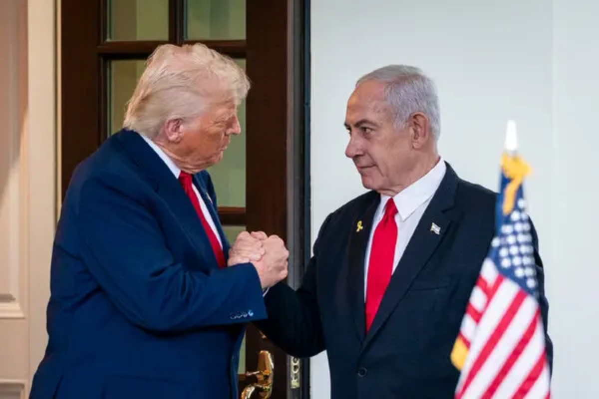 trump netaniaxou gaza