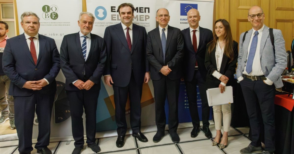 “Europe Needs Bigger Banks and Champions” — Pierakakis Pushes for Deep EU Integration with Letta