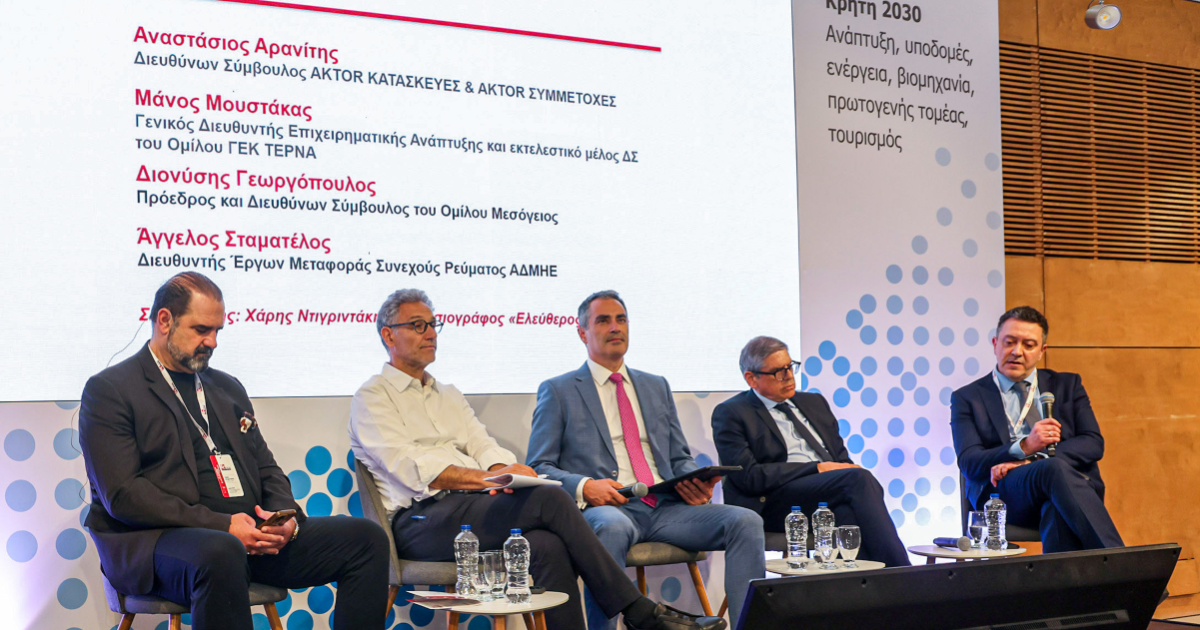 Anast.Aranitis:Crete is being transformed by AKTOR’s major infrastructure projects driving growth & progress!