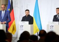 Ευρώπη στο Κίεβο: Μακρόν, Μερτς και Μπέρναμ στέλνουν μήνυμα σε Τραμπ και Πούτιν